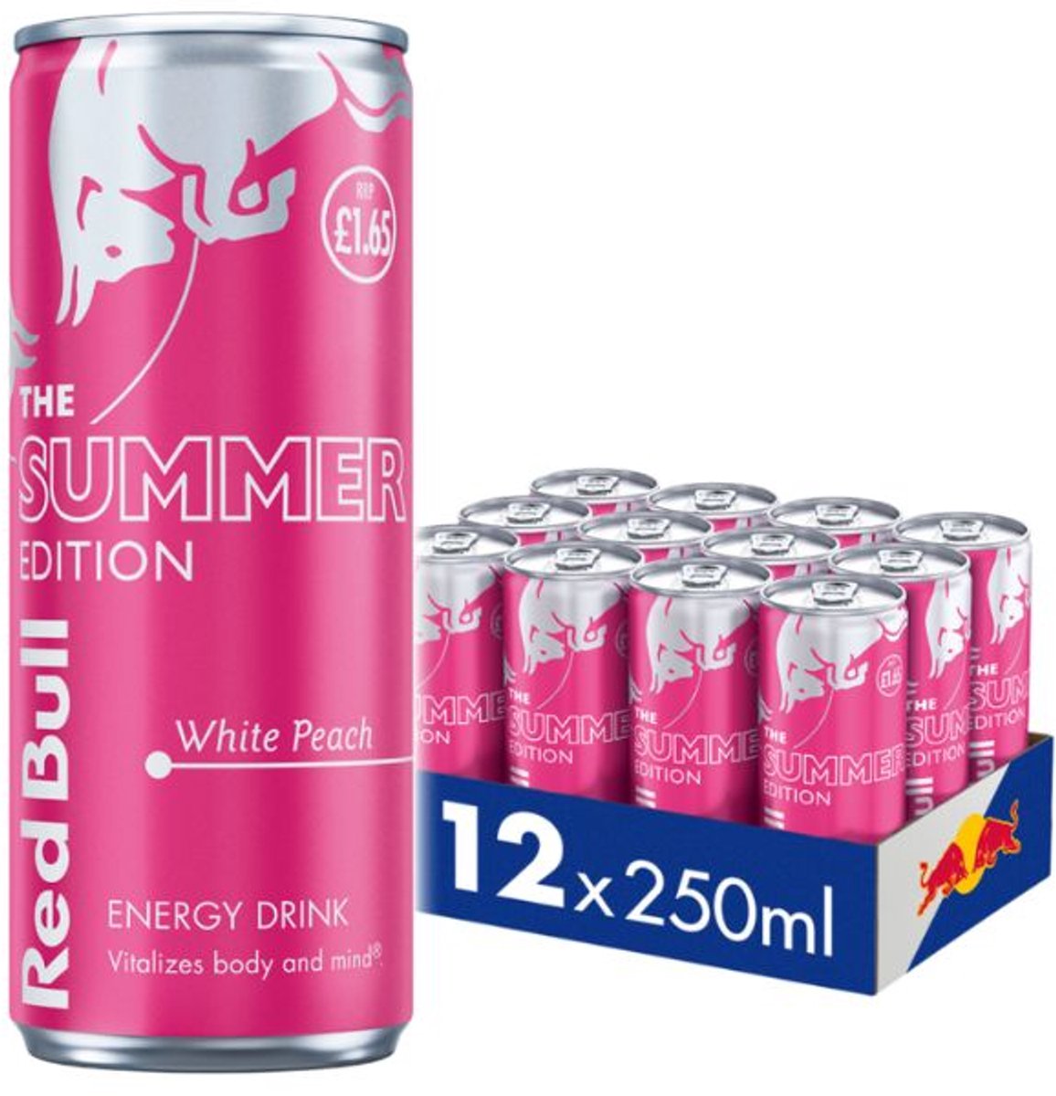 Red Bull - Summer Edition - White Peach - 12 x 250 ml