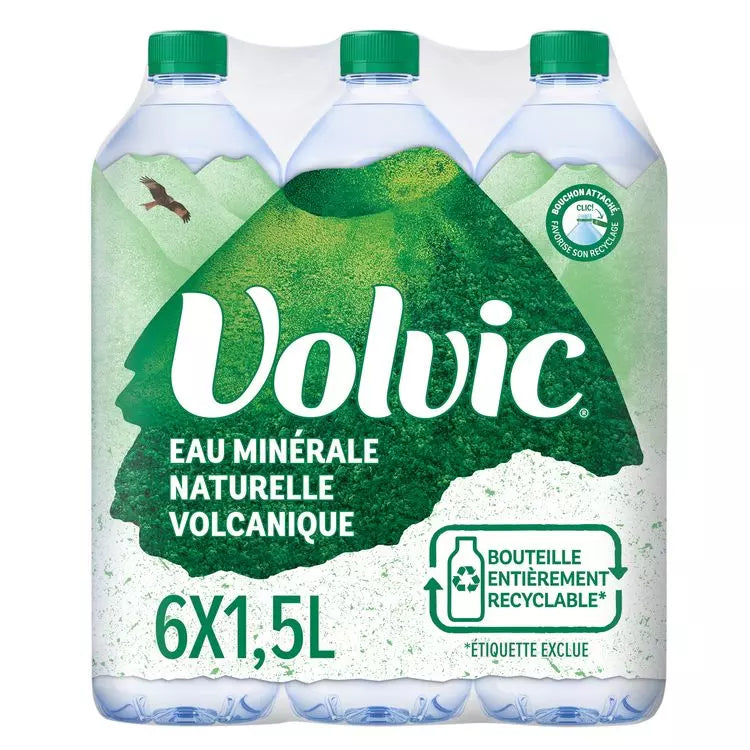 Volvic | Petfles | 6 x 1,5 liter