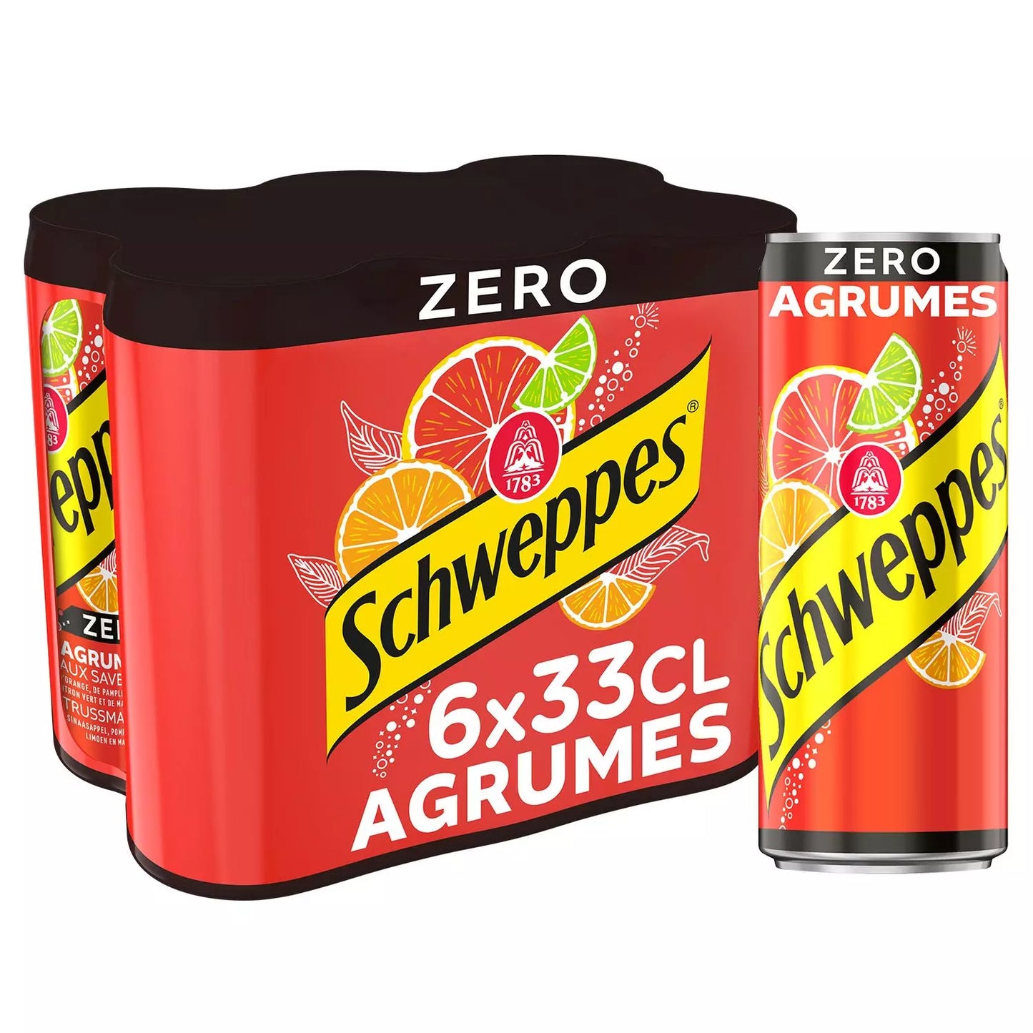 Schweppes - Agrumes Zero 6x 33cl