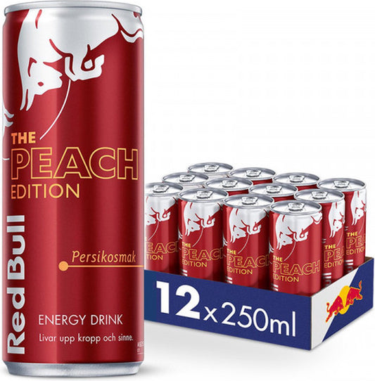 Red Bull - Peach Edition - Peach 12 x 250 ml