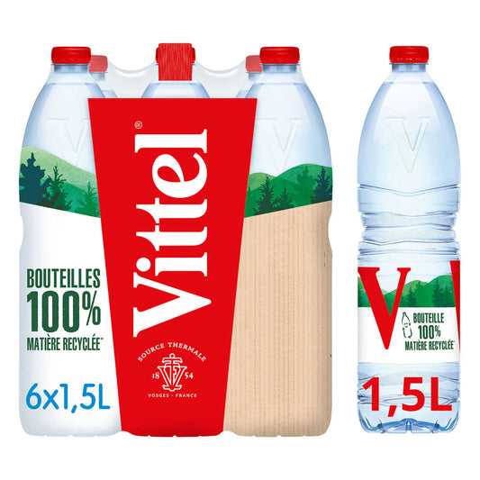 Vittel - Mineraalwater 6x 1,5L