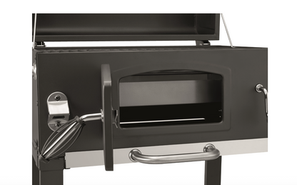 American BBQ Jaxon 2.0 houtskool BBQ metaal grijs 57 x 42 cm