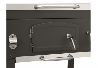 American BBQ Jaxon 2.0 houtskool BBQ metaal grijs 57 x 42 cm