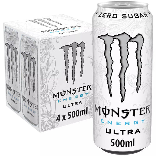 Monster - Energy Ultra Zero Sugar 4x 500ml